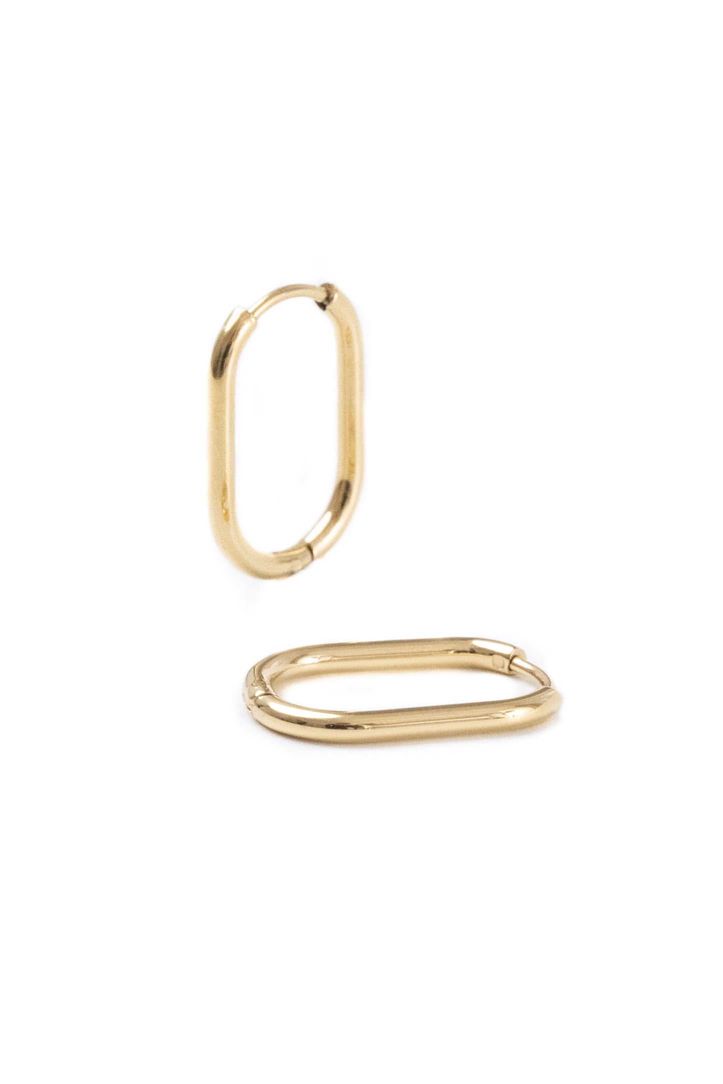 Oval Thin Hoops Mini