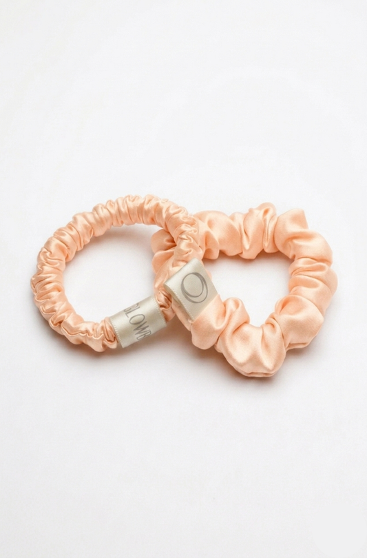 Scrunchies Peach Duo