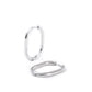 Oval Thin Hoops