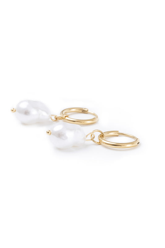 Pearl Hoops